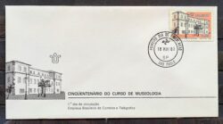 Envelope FDC 252 1982 Curso de Museologia Museu CPD SP 04
