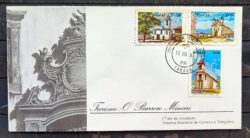 Envelope FDC 257 1982 Turismo Barroco Igreja Religiao CPD PR