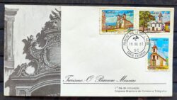 Envelope FDC 257 1982 Turismo Barroco Igreja Religiao CPD SC