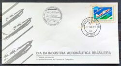 Envelope FDC 268 1982 Aeronautica Aviao Militar CBC e CPD SP