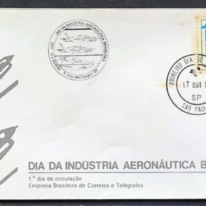 Envelope FDC 268 1982 Aeronautica Aviao Militar CBC e CPD SP