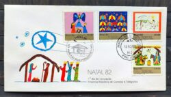 Envelope FDC 271 1982 Natal Religiao CBC e CPD MG
