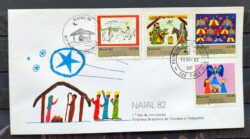 Envelope FDC 271 1982 Natal Religiao CBC e CPD SP