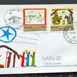 Envelope FDC 271 1982 Natal Religiao CBC e CPD SP
