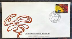 Envelope FDC 273 1982 Dia de Acao de Gracas Religiao CPD SC