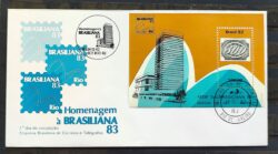 Envelope FDC 276 1982 Brasiliana Inclinados CBC e CPD RJ 02