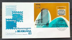 Envelope FDC 276 1982 Brasiliana Inclinados CPD SP