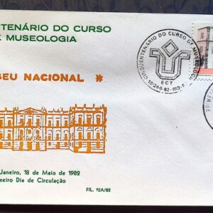 Envelope PVT 12A FIL 1982 Curso de Museologia Museu CBC e CPD RJ