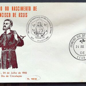 Envelope PVT 19B FIL 1982 Sao Francisco de Assis Religiao CBC e CPD CE