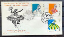 Envelope PVT 23A FIL 1982 Indumentarias de Orixas Iemanja Exumare Xango CBC e CPD BA