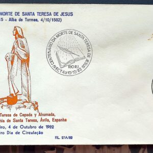 Envelope PVT 27A FIL 1982 Santa Teresa de Jesus Religiao CBC e CPD RJ