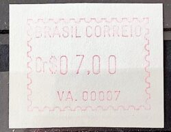 SE 02 Selo Automato Frama Etiqueta VA 00007 1981