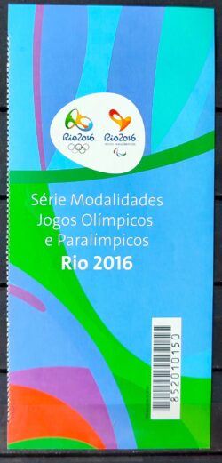 Vinheta do Selo Jogos Olimpicos e Paralimpicos 2016 2a Folha 2015