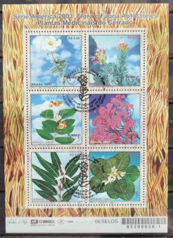 B 131 Bloco Flora e Fauna Autoctones Plantas Medicinais do Cerrado 2003 CBC Brasilia