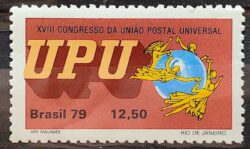 C 1109 Selo Congresso da UPU Uniao Postal Universal Servico Postal 1979