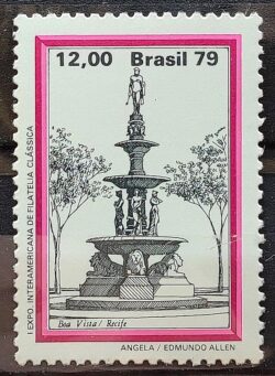 C 1114 Selo Chafariz Marilia 1979