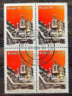 C 1130 Selo 25 Anos da COSIPA Siderurgia Industria Economia 1979 Quadra CPD SP