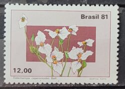 C 1218 Selo Flora Brasileira Planalto Central Flor Cerrado 1981