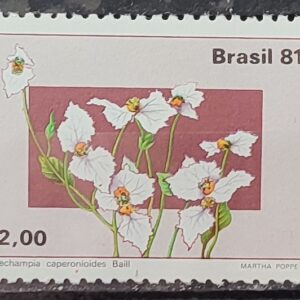 C 1218 Selo Flora Brasileira Planalto Central Flor Cerrado 1981
