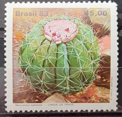 C 1352 Selo Flora Cacto Coroa de Frade 1983