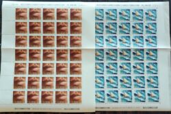 C 1355 Selo 20 Aniversario Programa Alimentar Saude Boca 1983 Folha Serie Completa