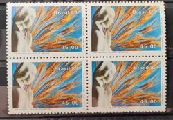 C 1368 Selo Dia de Acao de Gracas Religiao 1983 Quadra CLM