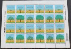 C 3125 Selo Arvores Brasileras Tesouros Nacionais 2011 Folha