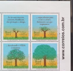 C 3125 Selo Arvores Brasileras Tesouros Nacionais 2011 Vinheta Site