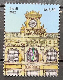 C 4077 Selo Bicentenario da Independencia Predios Historicos Palacio dos Correios 2022
