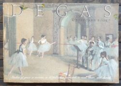 Cartao Postal Edgar Degas Arte Pintura 30 CPs 1989 Muito Raro