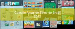 Colecao Anual de Selos do Brasil 2022 – Sem o Estojo e Sem Livreto