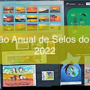 Colecao Anual de Selos do Brasil 2022