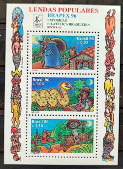 B 106 Bloco Lendas Populares Brapex Cobra 1996