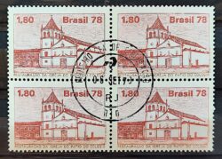 C 1050 Selo Igreja do Patio do Colegio Religiao Arquitetura 1978 Quadra CPD RJ