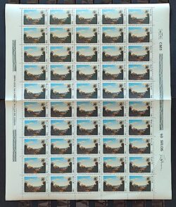 C 1068 Selo Paisagem Brasileira na Pintura Pernambuco Frans Post Arte 1978 Folha