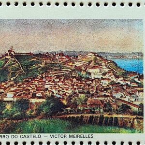 C 1069 Selo Paisagem Brasileira na Pintura Morro do Castelo Victor Meireles Arte 1978