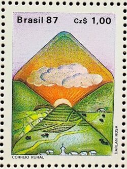 C 1546 Selo Servico Postal Envelope Carta 1987