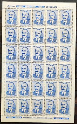 C 1674 Selo Presidente Jose Sarney Chefe de Estado 1990 Folha