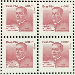 C 1927 Selo Mal de Hansen Hanseniase Padre Uchoa 1994 Quadra