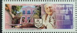 C 2248 Selo Centenario Gilberto Freyre Literatura 2000