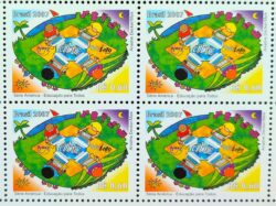 C 2708 Selo Educacao para Todos Computador 2007 Quadra