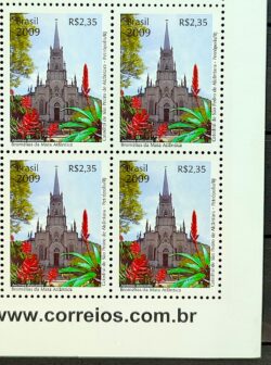 C 2781 Selo Relacoes Diplomaticas Tailandia Igreja Religiao Bromelia  2009 Quadra Vinheta Site