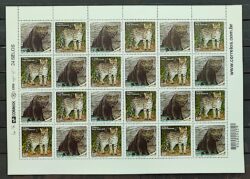 C 3217 Selo Fauna Gato Mourisco e Jaguatirica 2012 Folha