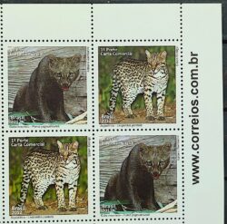 C 3217 Selo Fauna Gato Mourisco e Jaguatirica 2012 Quadra Viheta Site