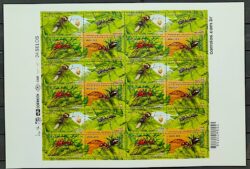 C 3280 Selo Formiga Inseto 2013 Folha Serie Completa