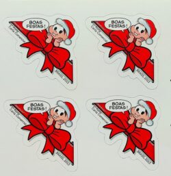 C 3312 Selo Turma da Monica Natal Laco 2013 Quadra