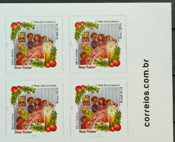 C 3391 Selo Ceia de Natal 2014 Quadra Vinheta Site