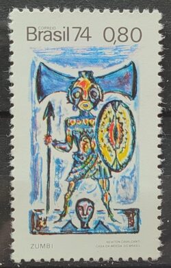 C 830 Selo Lendas Populares Zumbi 1974