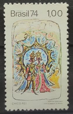 C 831 Selo Lendas Populares Chico Rei 1974
