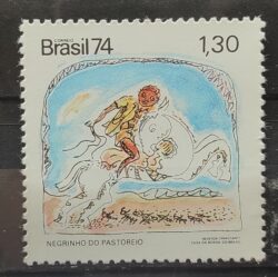C 832 Selo Lendas Populares Negrinho do Pastoreio 1974